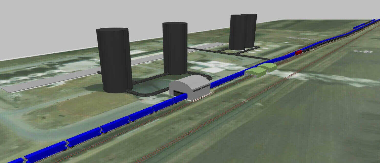 Oil Terminal Simulation Model