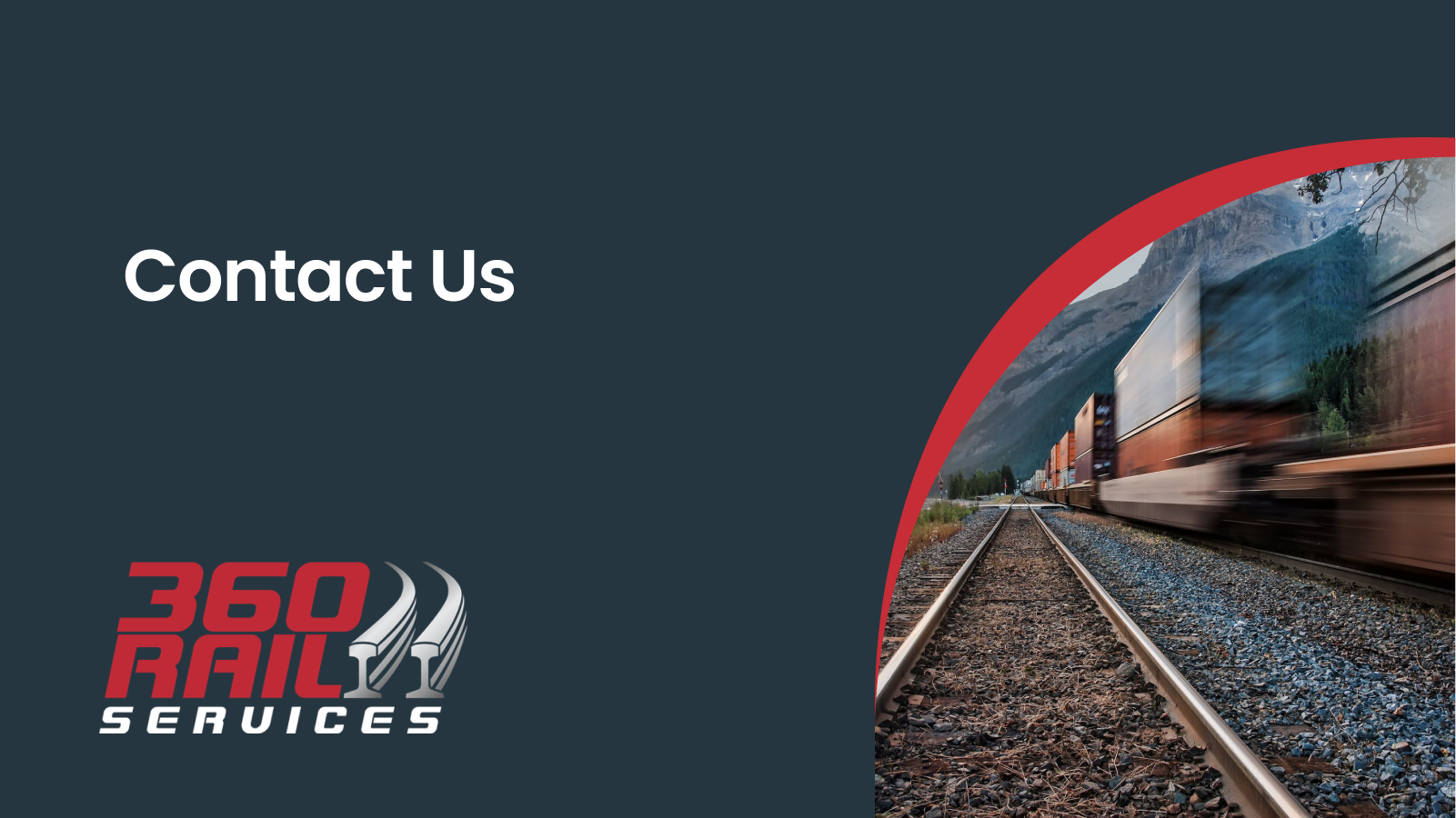 360 Rail Services Contact Us Page