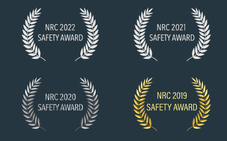 360 Rail Services NRC Safety Award Winners